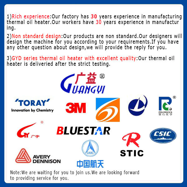 化学工業のための産業電気横の熱ホット オイルのヒーター